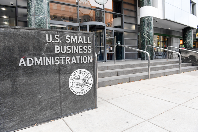 U.S. Small Business Administration sign